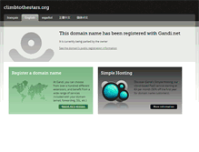 Tablet Screenshot of climbtothestars.org
